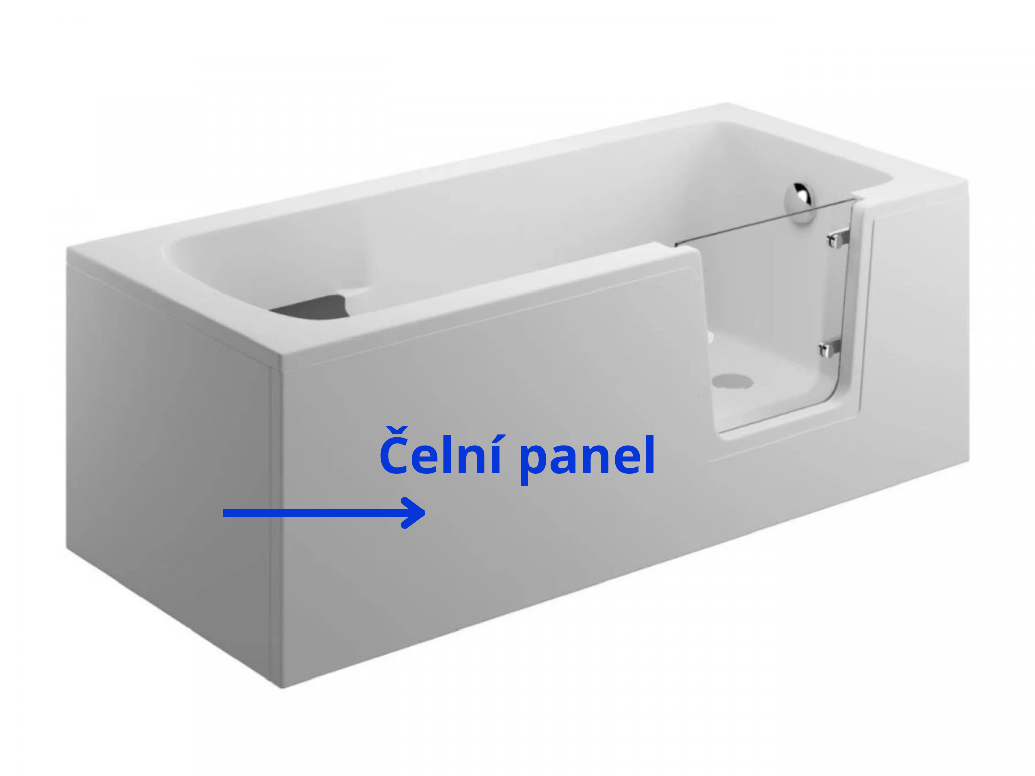 Čelní panel k vaně